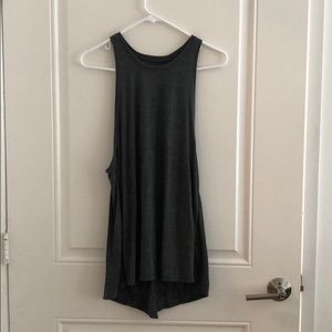 Long line split back tank